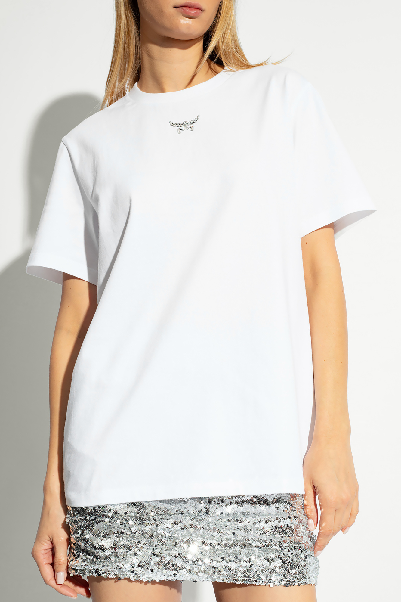 Mcm white outlet t shirt